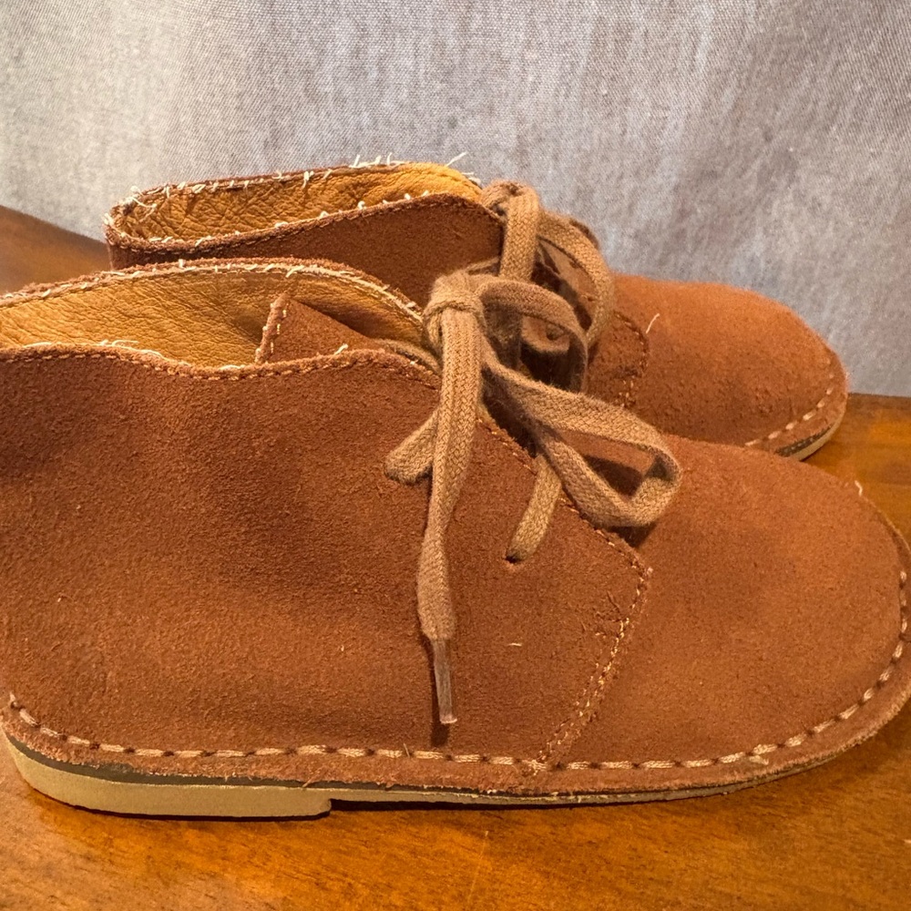 Ralph Lauren Kids Brown Suede Boots